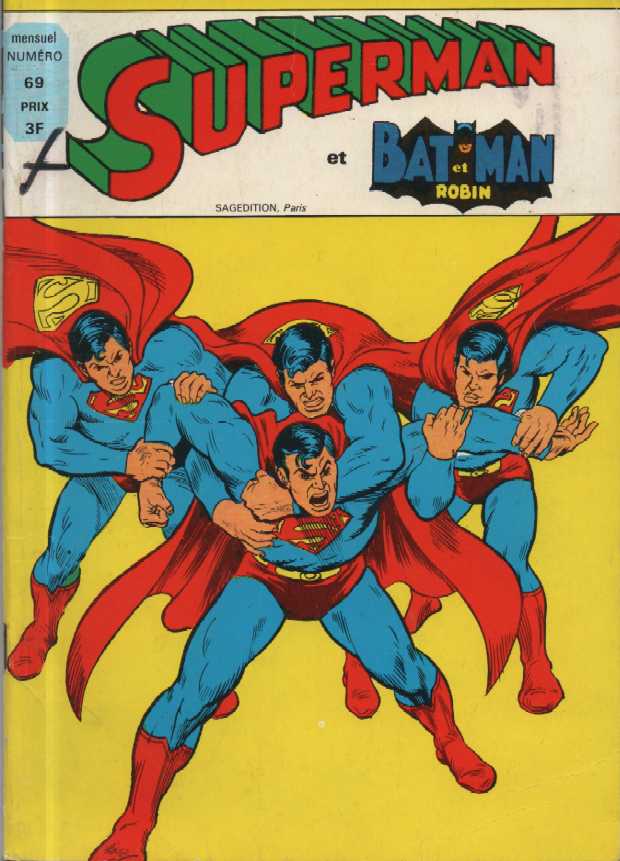 Scan de la Couverture Superman Batman Robin n 69